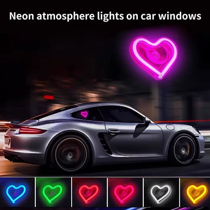 Window Neon Lights Heart