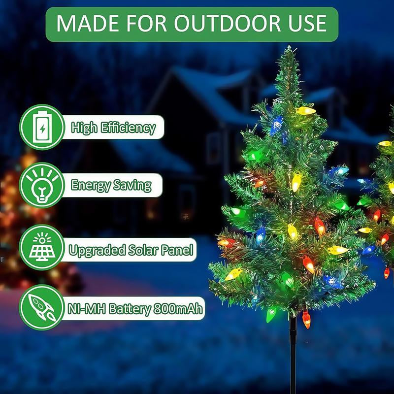 1 Tow 4 Solar Tree Lights