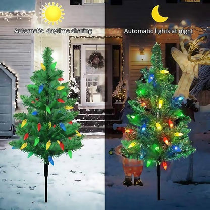 1 Tow 4 Solar Tree Lights