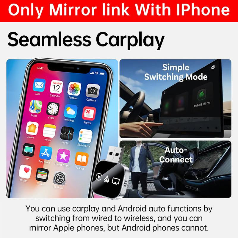 3 in 1 Wireless Carplay 