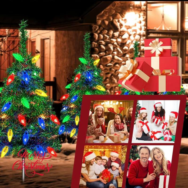 1 Tow 4 Solar Tree Lights